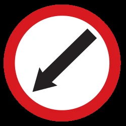 Passing left mandatory.