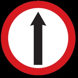 Driving straight ahead mandatory.