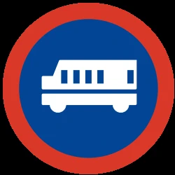 Mandatory lane for trucks.