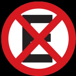 Parking and stopping prohibited.
