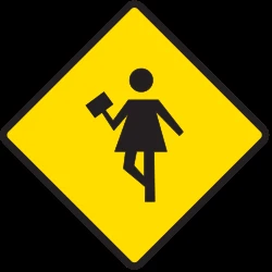 Warning for children.