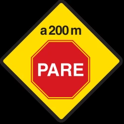 Stop and give way ahead.