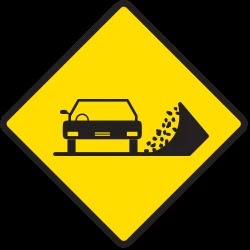 Warning for falling rocks.