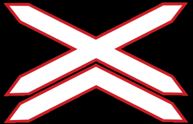 Warning for a railroad crossing with more than 1 railway.