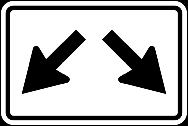 Passing left or right mandatory.