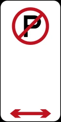 Parking prohibited.