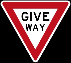 Give way to all drivers.
