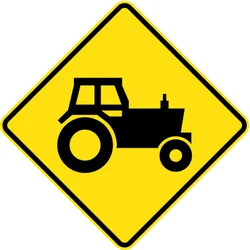 Warning for tractors.
