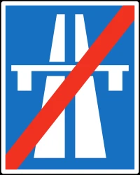 End of the motorway.