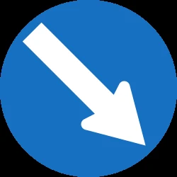 Passing right mandatory.