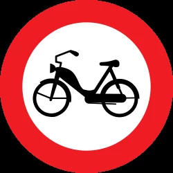 Mopeds prohibited.