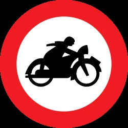 Motorcycles prohibited.
