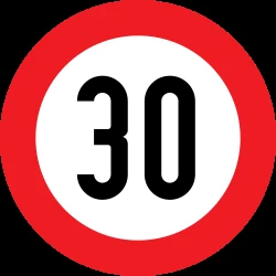 Begin of a speed limit.