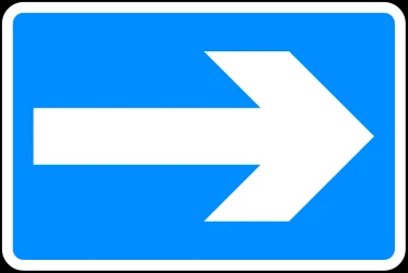 Road with one-way traffic.
