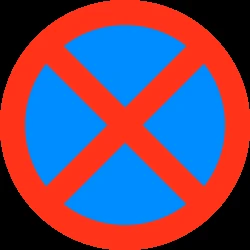 Parking and stopping prohibited.