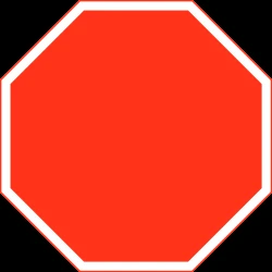 Stop and give way to all drivers.