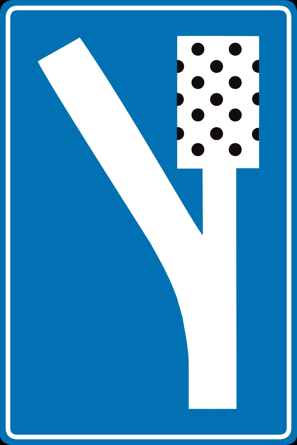 Place where you can make an emergency stop.