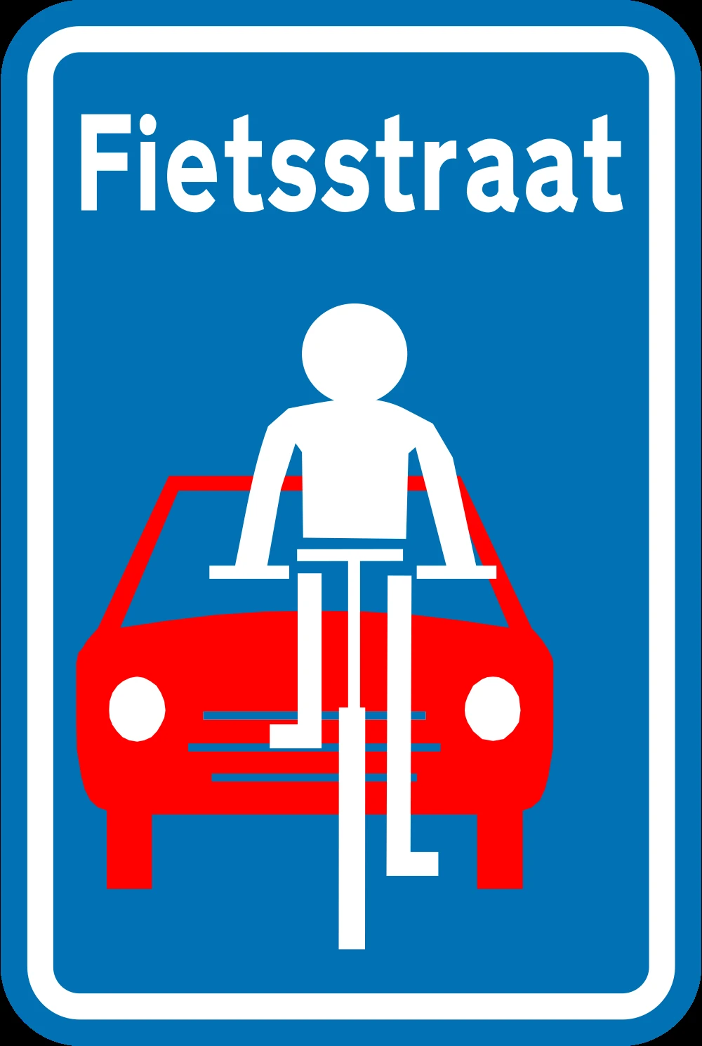 Lane for cyclists.