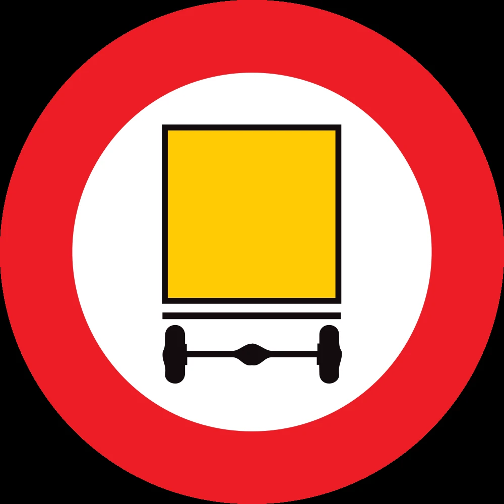 Vehicles with dangerous goods prohibited.
