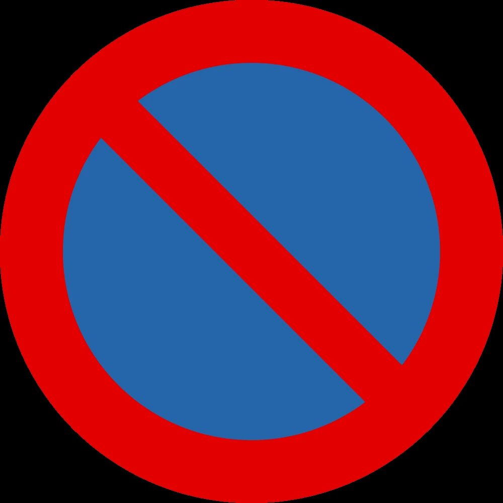 Parking prohibited.