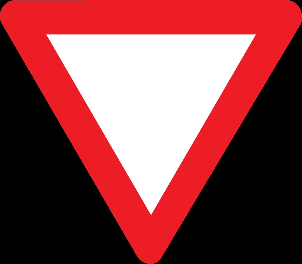 Give way to all drivers.