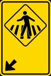 Crossing for pedestrians.