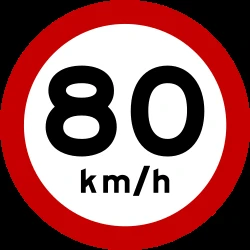 Begin of a speed limit.