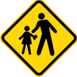 Warning for children.