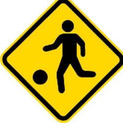 Warning for a playground.