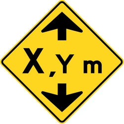 Warning for a limited height.