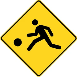 Warning for a playground.