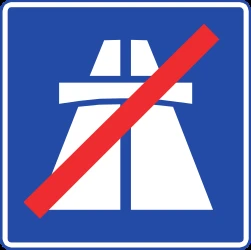 End of the motorway.