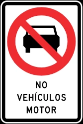Cars prohibited.