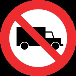 Trucks prohibited.