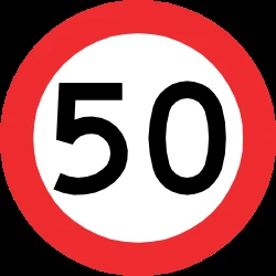 Begin of a speed limit.