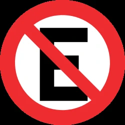 Parking prohibited.