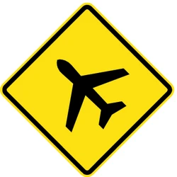 Warning for low-flying aircrafts.