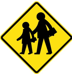 Warning for children.