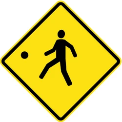 Warning for a playground.