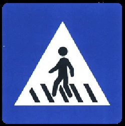 Crossing for pedestrians.