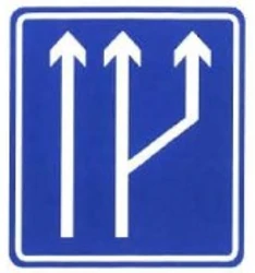 Begin of a new lane.