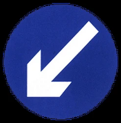 Passing left mandatory.