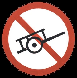 Handcarts prohibited.