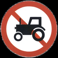 Tractors prohibited.