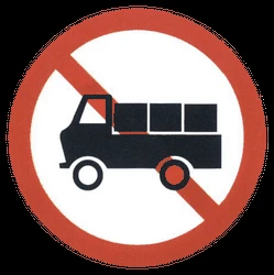 Trucks prohibited.