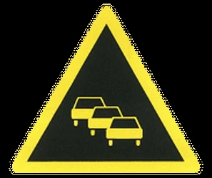 Warning for traffic jams.
