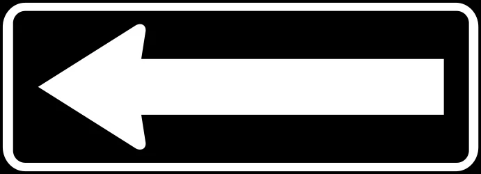 Road with one-way traffic.