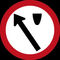 Passing left mandatory.