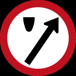 Passing right mandatory.