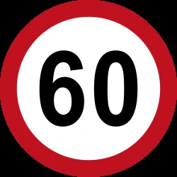 Begin of a speed limit.